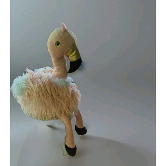 HUG FUN Jumbo XL Pink/BlacK FLAMINGO Jumbo Bird PLUSH TOY Stuffed Animal 42" - Picture 3 of 5